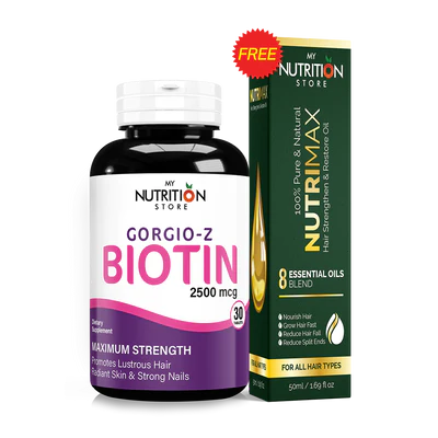 Buy Gorgio-Z-Biotin & Get Free NutriMax Oil